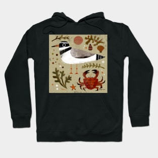 Plover and Crab Hoodie